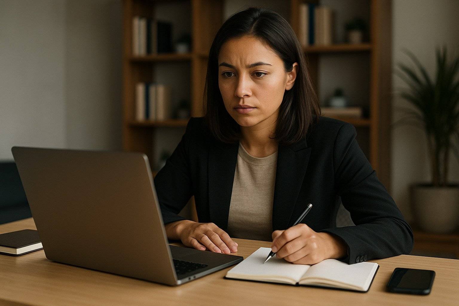 Freelancer working on laptop managing online side hustle income